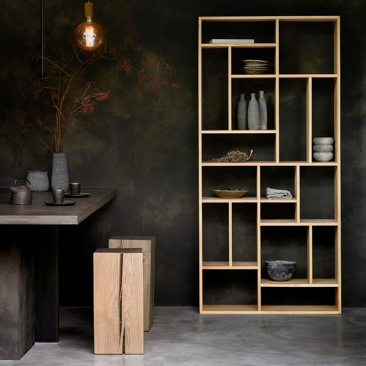 M Rack estante de livros grande, Teca Ethnicraft