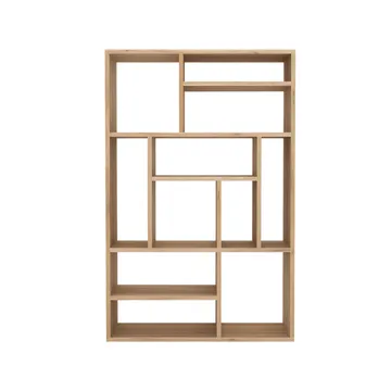 M Rack estante de livros pequena - Carvalho envernizado com cera dura - Ethnicraft