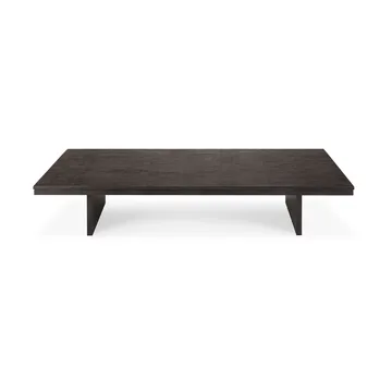 Mesa de centro Grooves - Teak off black, 170x120 cm - Ethnicraft
