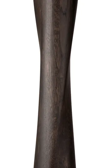 Mesa de jantar Torsion - Carvalho lacado castanho, Ø90 cm - Ethnicraft