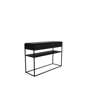 Monolit mesa de consola 122x40 cm - Oak black-Black - Ethnicraft