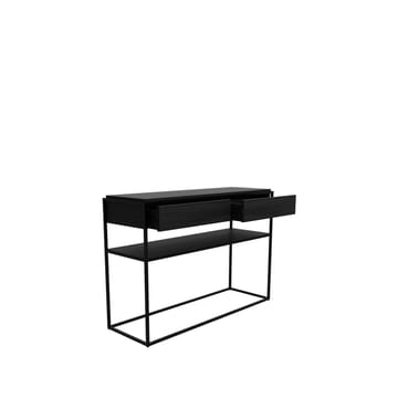 Monolit mesa de consola 122x40 cm - Oak black-Black - Ethnicraft