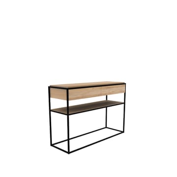 Monolit mesa de consola 122x40 cm - Oak-Black - Ethnicraft