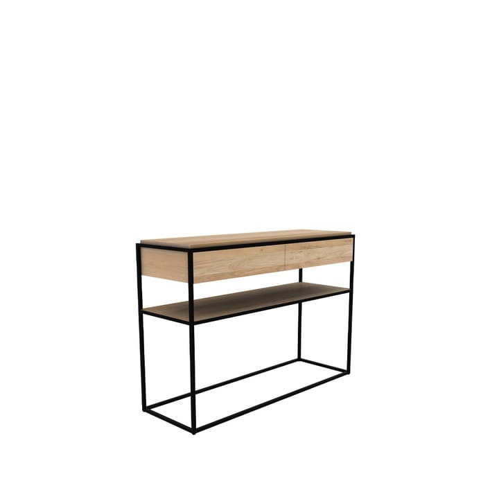 Monolit mesa de consola 122x40 cm, Oak-Black Ethnicraft