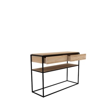 Monolit mesa de consola 122x40 cm - Oak-Black - Ethnicraft