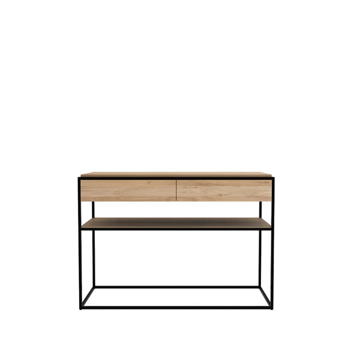 Monolit mesa de consola 122x40 cm - Oak-Black - Ethnicraft