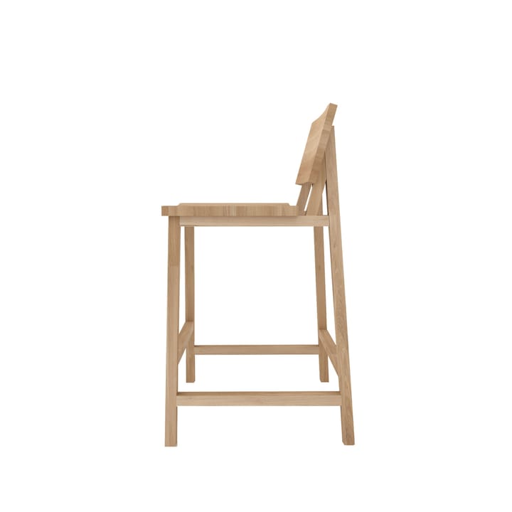 N3 banco de bar, Óleo de cera Oak 49x50 cm Ethnicraft