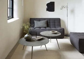 N701 descanso para os pés 70x70 cm - Cinza escuro - Ethnicraft