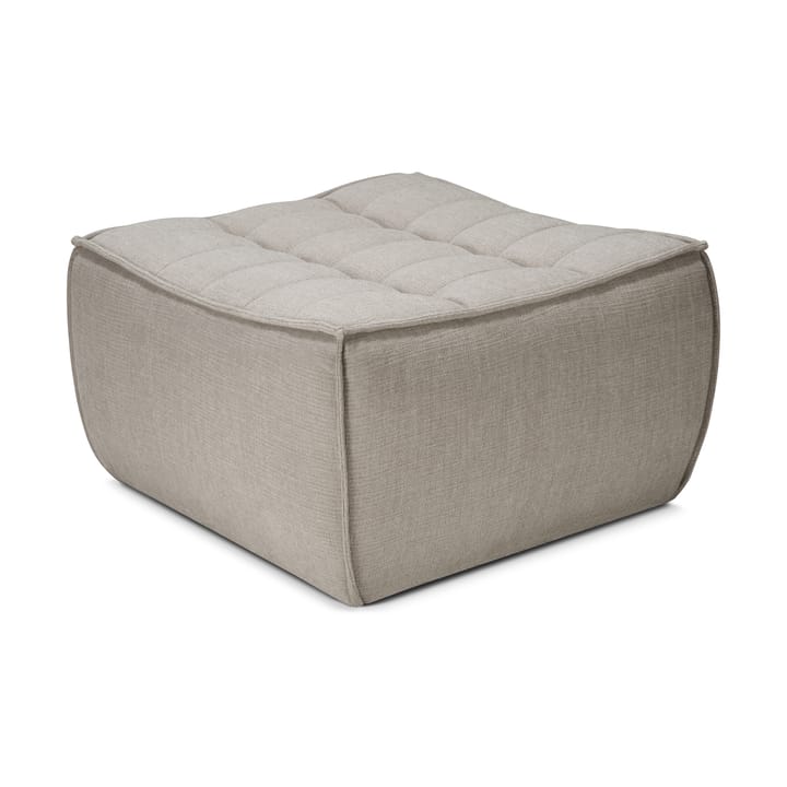 N701 descanso para os pés 70x70 cm - Tecido Ecru bege - Ethnicraft