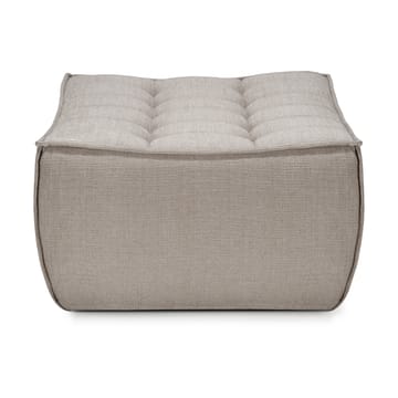 N701 descanso para os pés 70x70 cm - Tecido Ecru bege - Ethnicraft