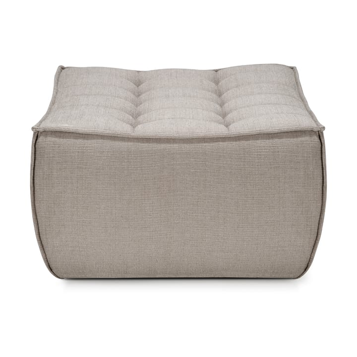 N701 descanso para os pés 70x70 cm, Tecido Ecru bege Ethnicraft