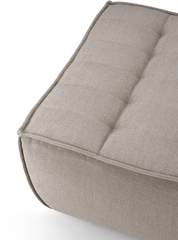 N701 descanso para os pés 70x70 cm - Tecido Ecru bege - Ethnicraft