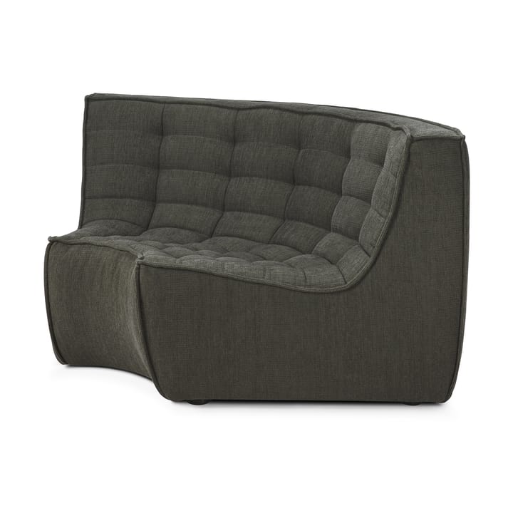 N701 módulo de canto arredondado 90°, Moss Eco tecido Ethnicraft