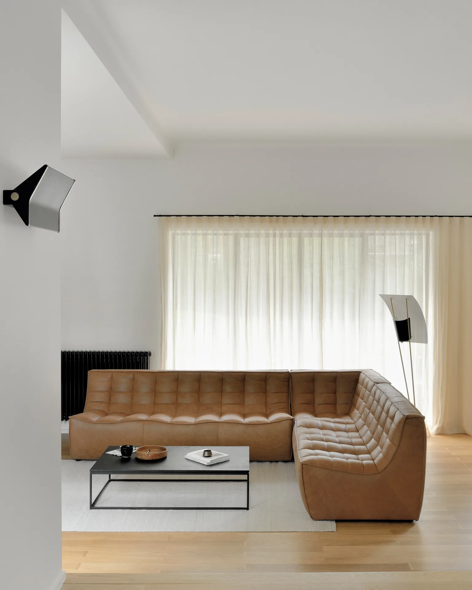 N701 sofá 2 lugares, couro old saddle brown Ethnicraft