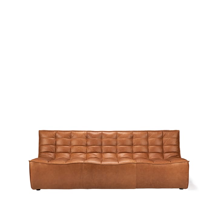 N701 sofá 3 lugares - Couro old saddle - Ethnicraft