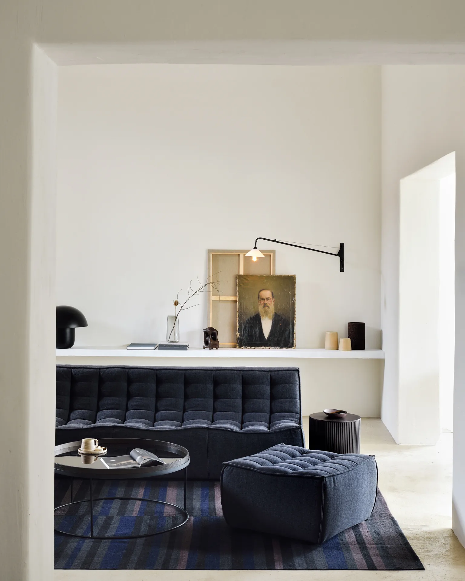 N701 sofá 3 lugares, Graphite Eco Ethnicraft