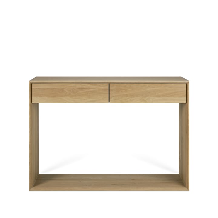 Nordic mesa de consola - Carvalho lacado duas gavetas 120x40 cm - Ethnicraft