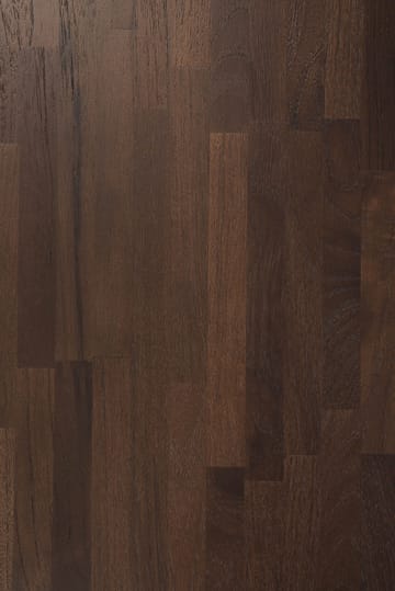 Oblic mesa de apoio Ø52 cm - teca tingida de castanho - Ethnicraft