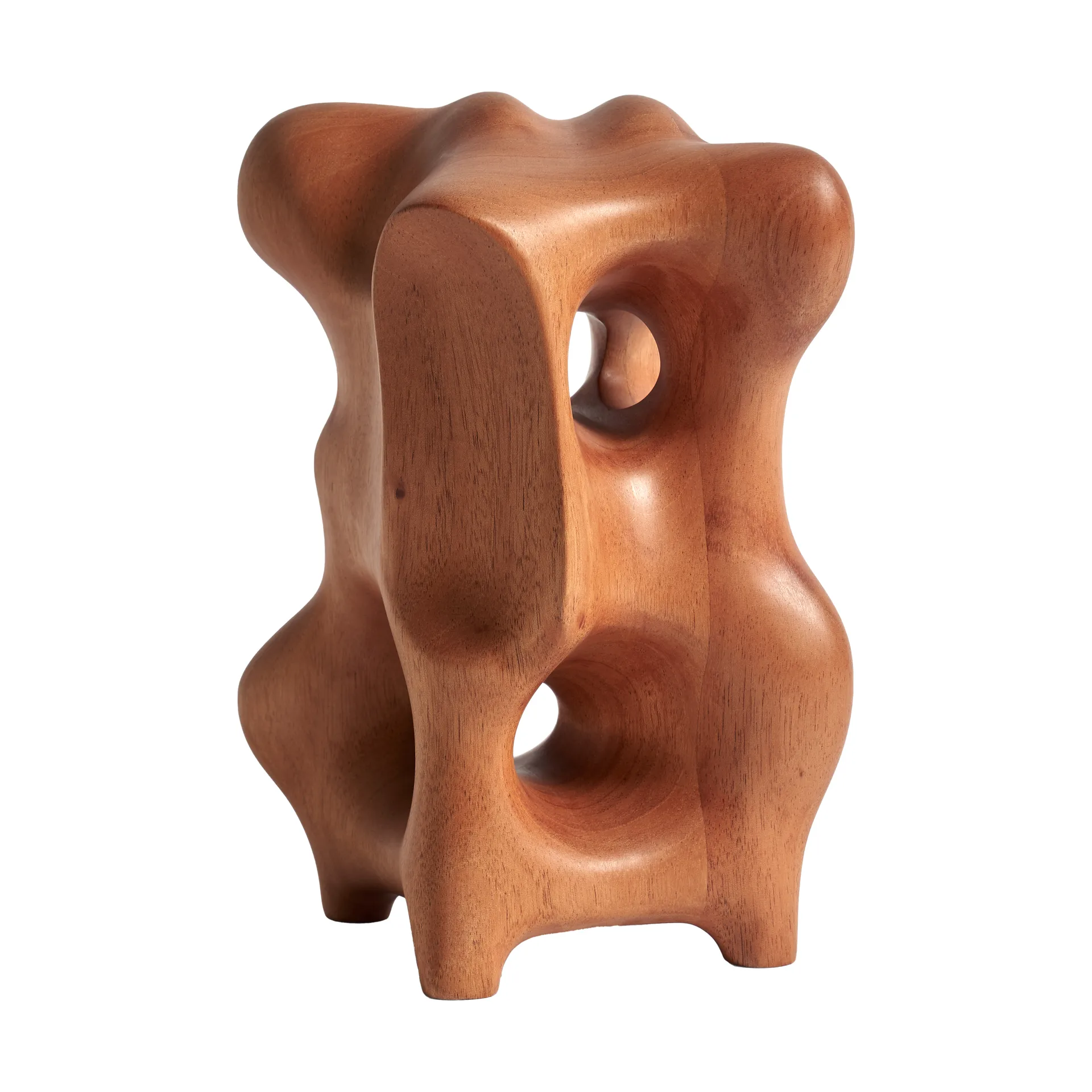 Organic escultura 22 cm, Mogno envernizado Ethnicraft