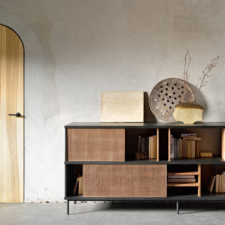 Oscar aparador, Teak 2 portas deslizantes 3 gavetas Ethnicraft