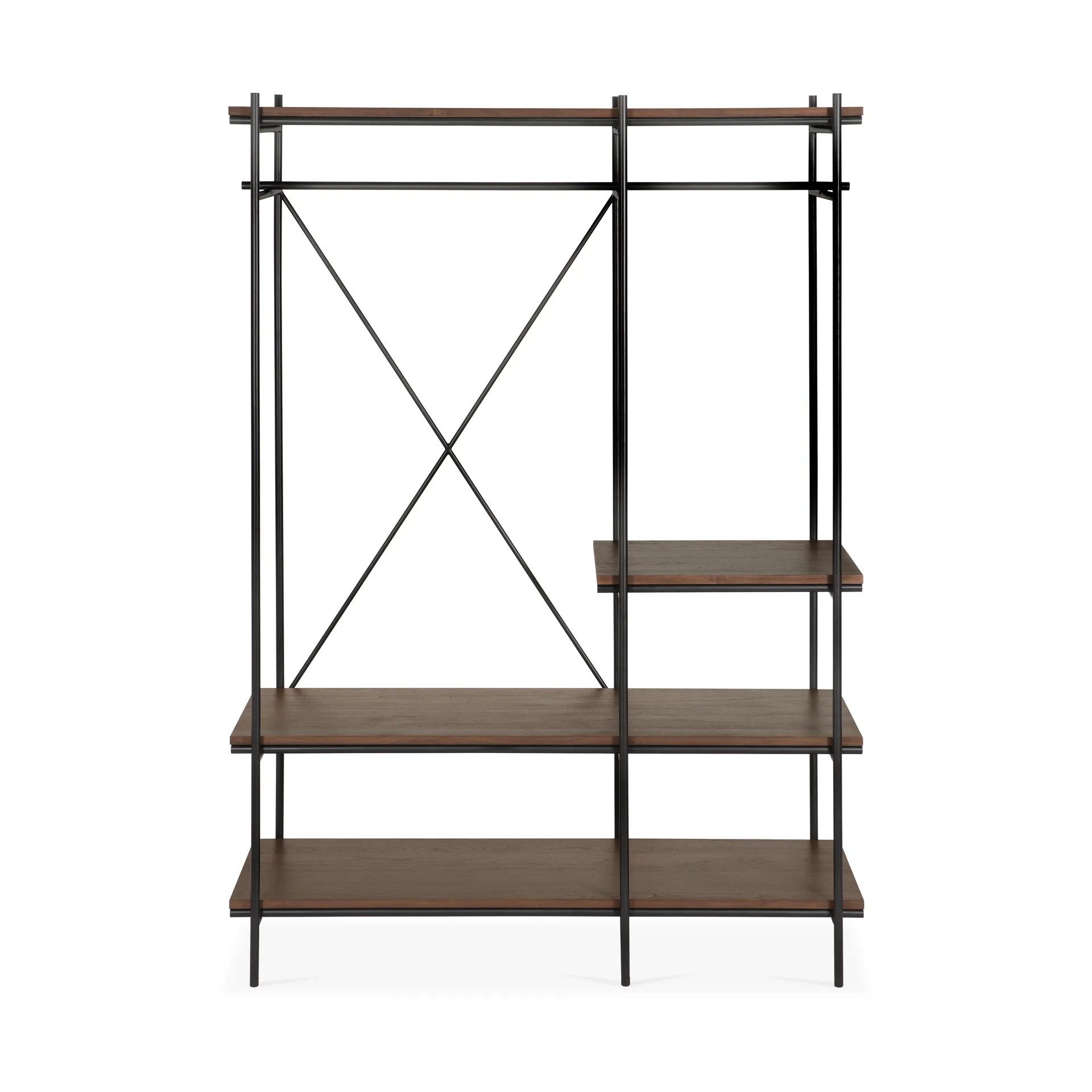 Oscar móvel de entrada, Teca tingida escura Ethnicraft