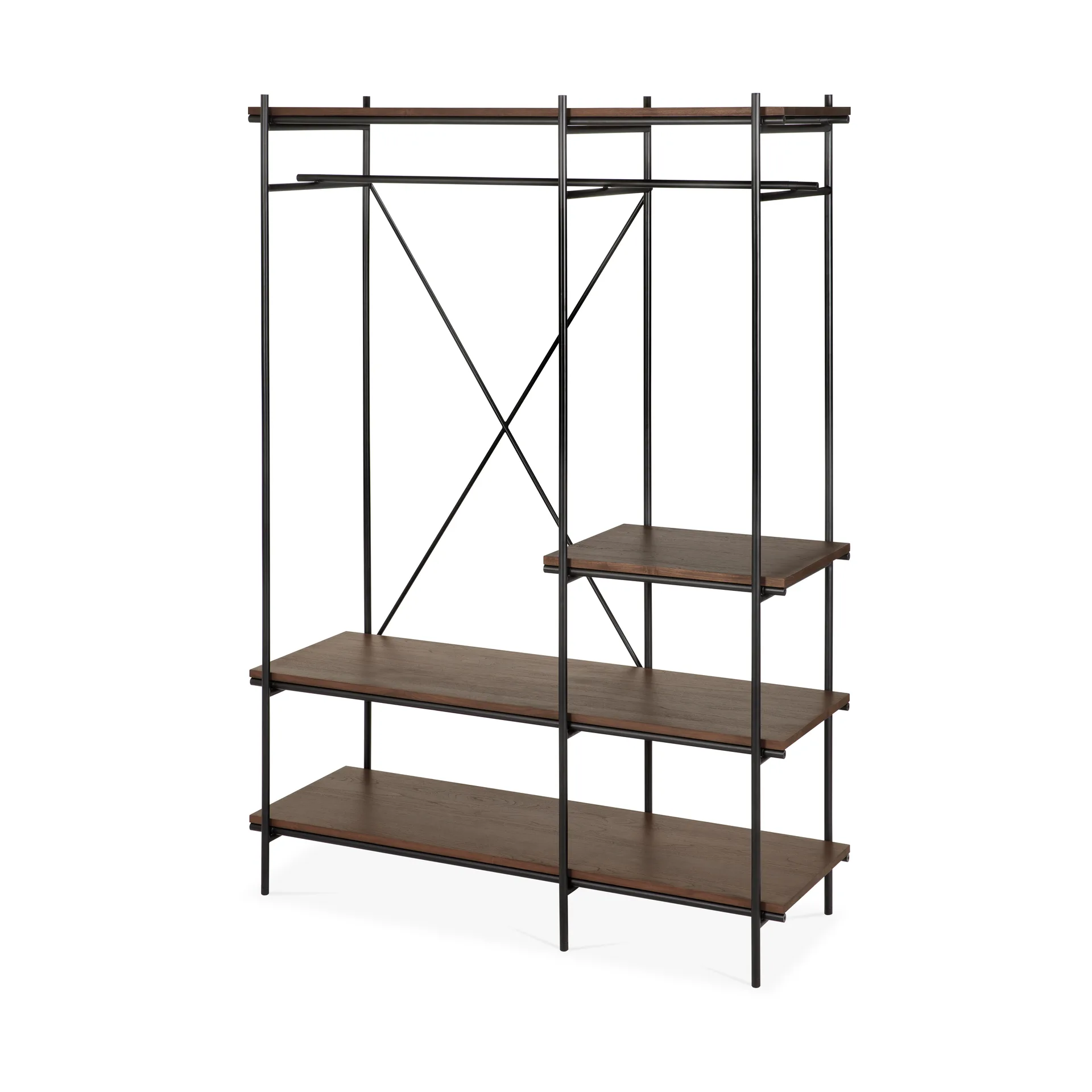 Oscar móvel de entrada, Teca tingida escura Ethnicraft