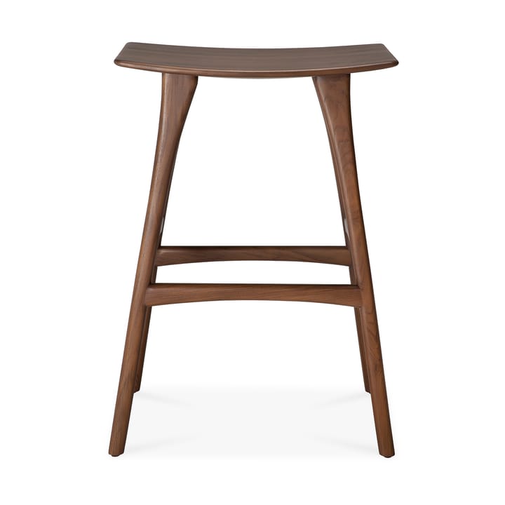 Osso banco de bar 80x57 cm - Lacado teca brown - Ethnicraft