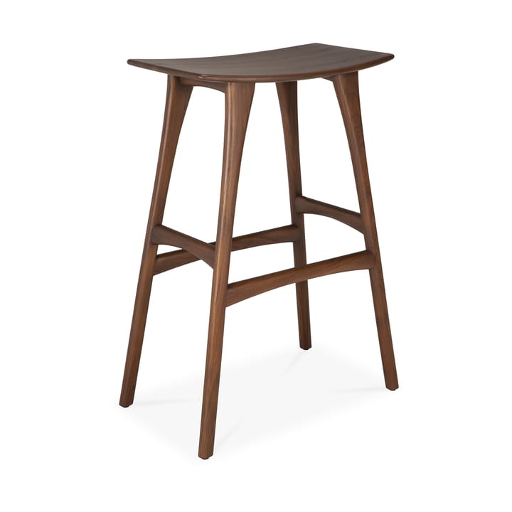 Osso banco de bar 80x57 cm, Lacado teca brown Ethnicraft