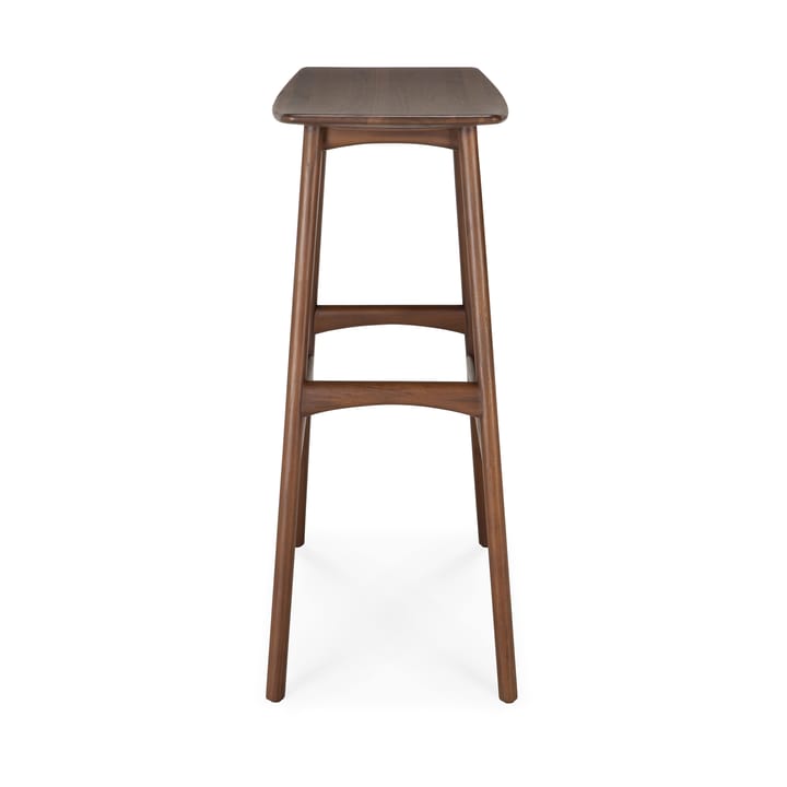 Osso banco de bar 80x57 cm, Lacado teca brown Ethnicraft