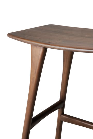Osso banco de bar 80x57 cm - Lacado teca brown - Ethnicraft