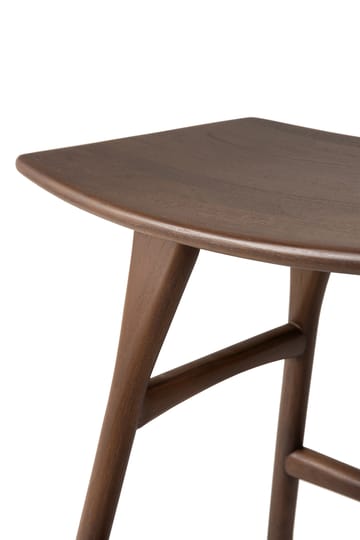 Osso banquinho 48x50 cm - Lacado teca brown - Ethnicraft