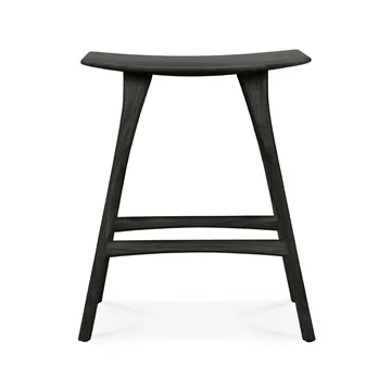 Osso Counter banqueta alta 67 cm - Carvalho preto - Ethnicraft