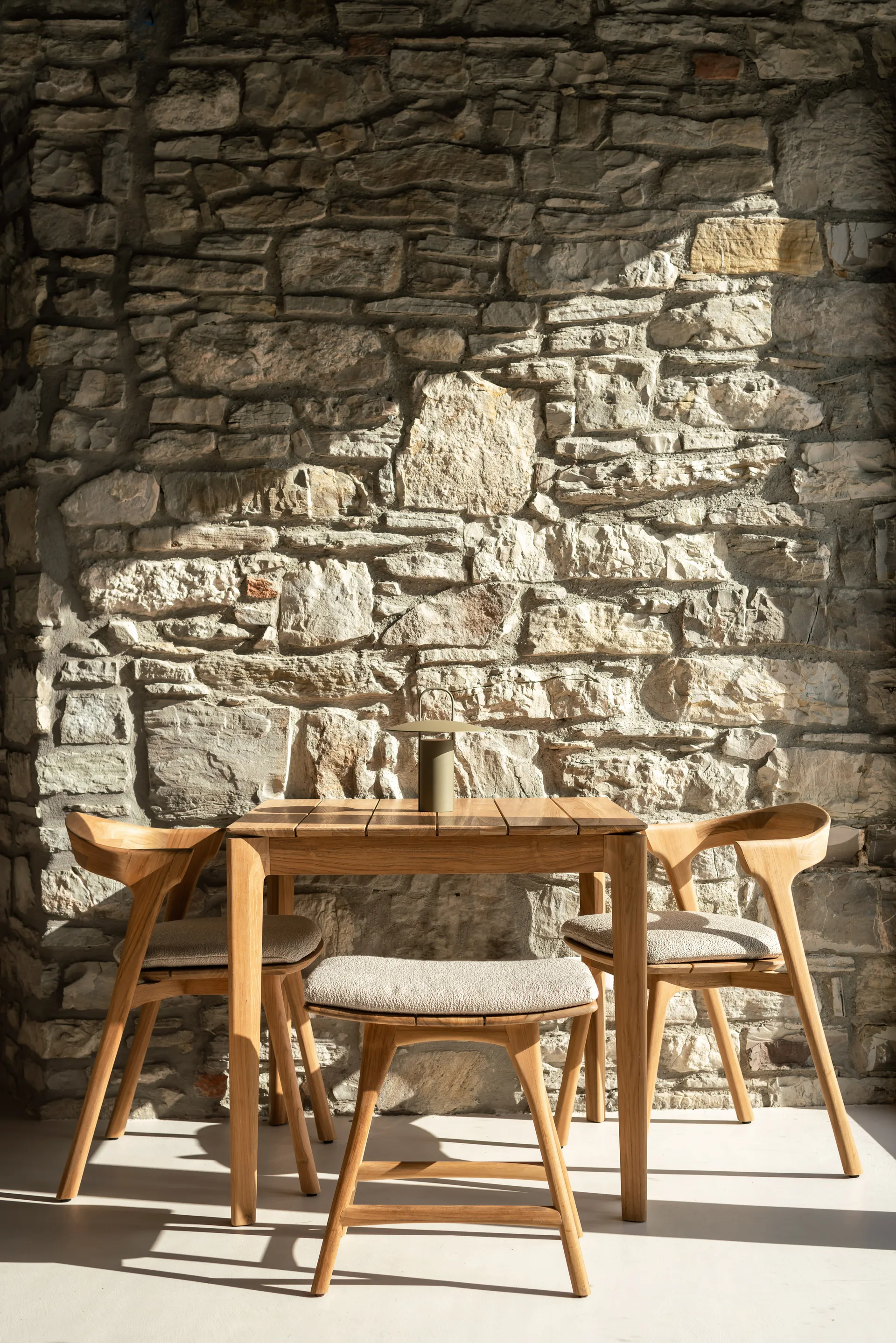 Osso outdoor banquinho, Teak 50 cm Ethnicraft