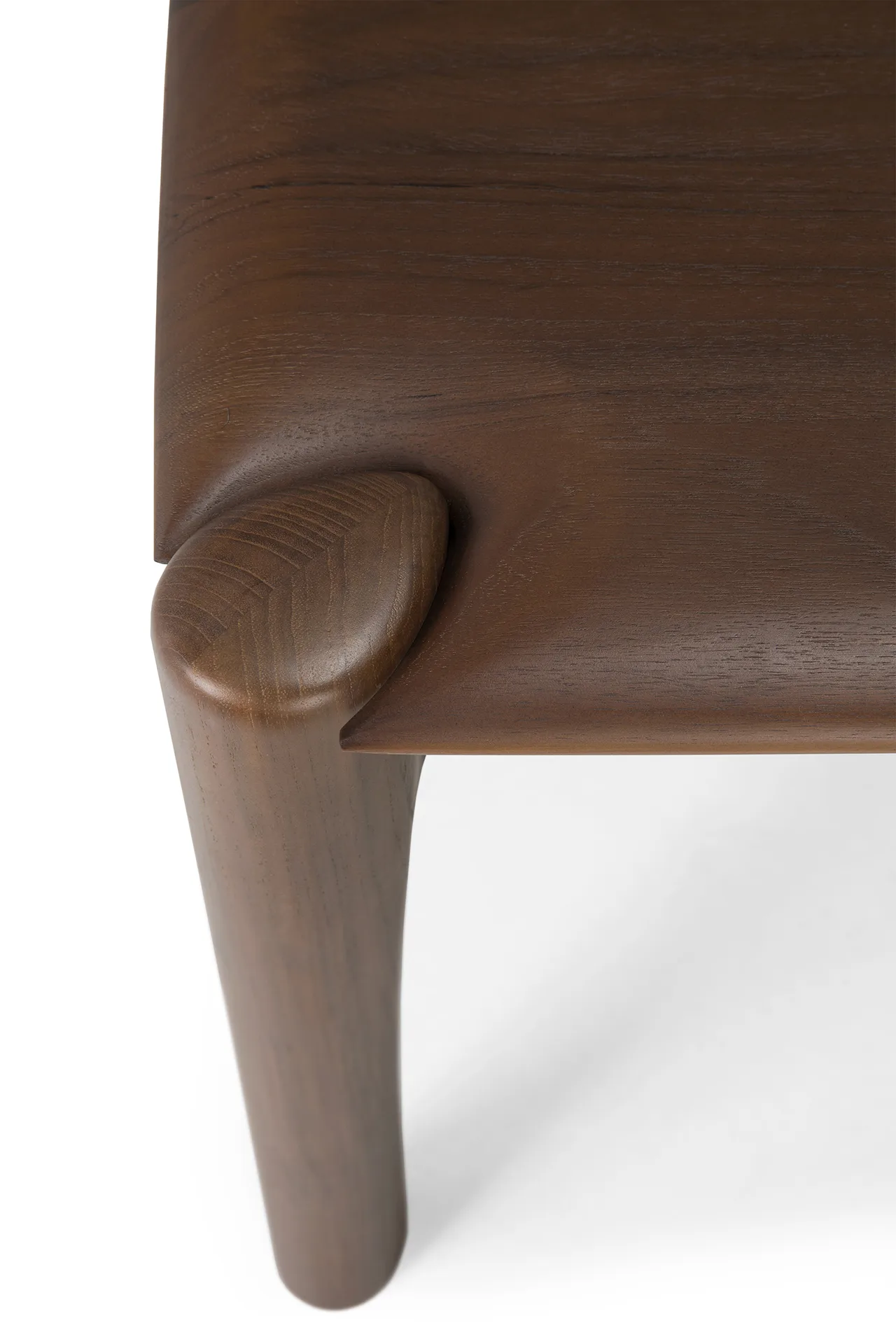 PI banco 126x35 cm, Lacado teca brown Ethnicraft