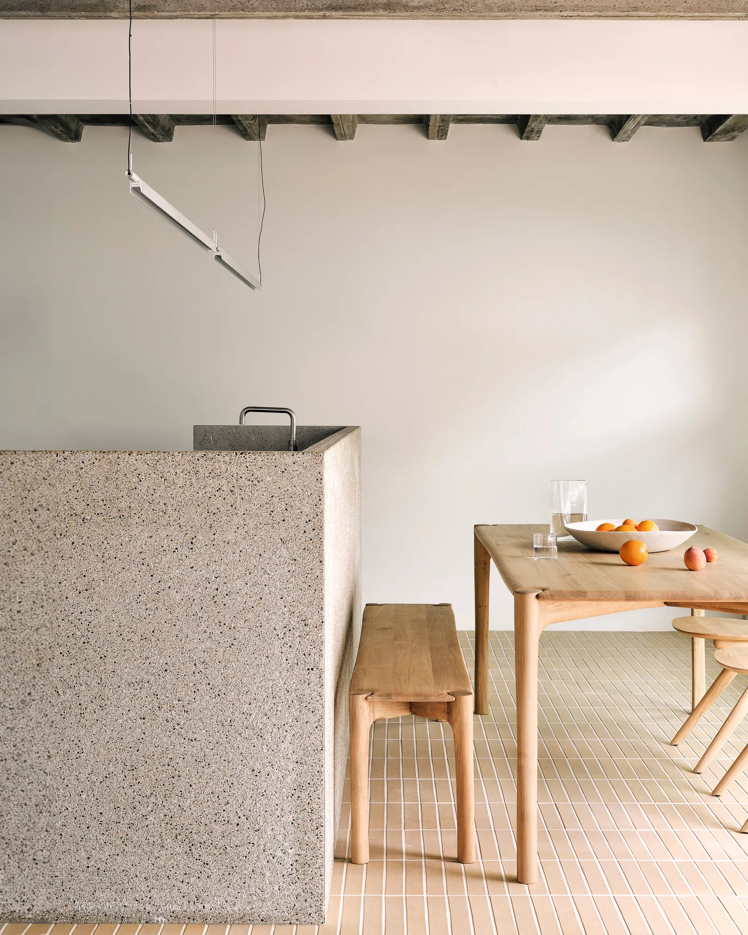 PI banco 166x35 cm, Carvalho Ethnicraft