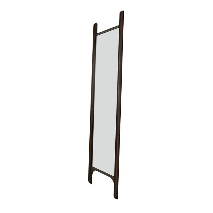 PI espelho de pé 55x190 cm, mogno tingido de castanho-escuro Ethnicraft