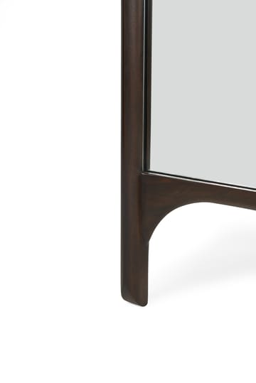 PI espelho de pé 55x190 cm - mogno tingido de castanho-escuro - Ethnicraft