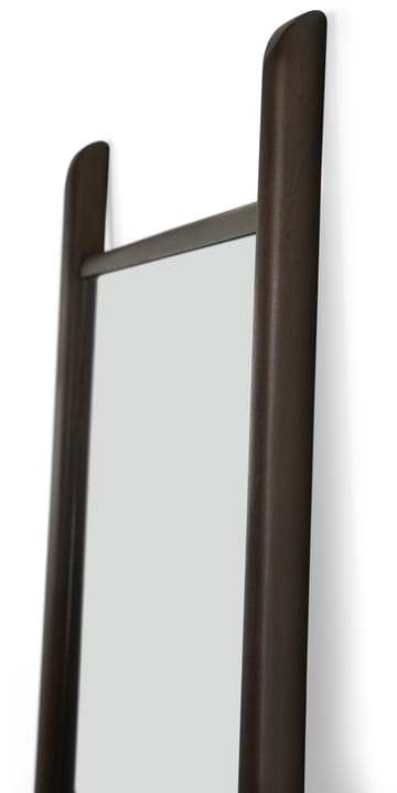 PI espelho de pé 55x190 cm - mogno tingido de castanho-escuro - Ethnicraft