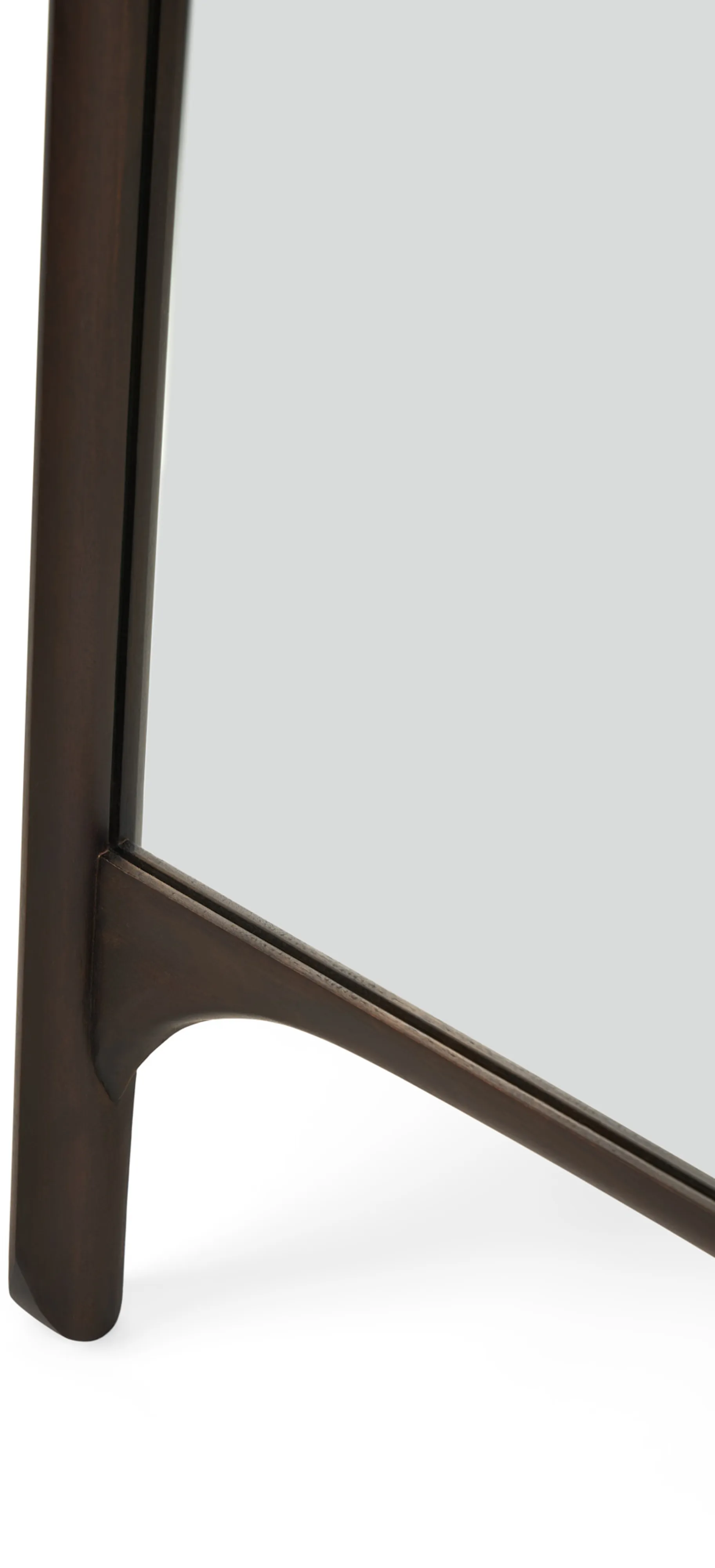 PI espelho de pé 80x200 cm, mogno tingido castanho-escuro Ethnicraft