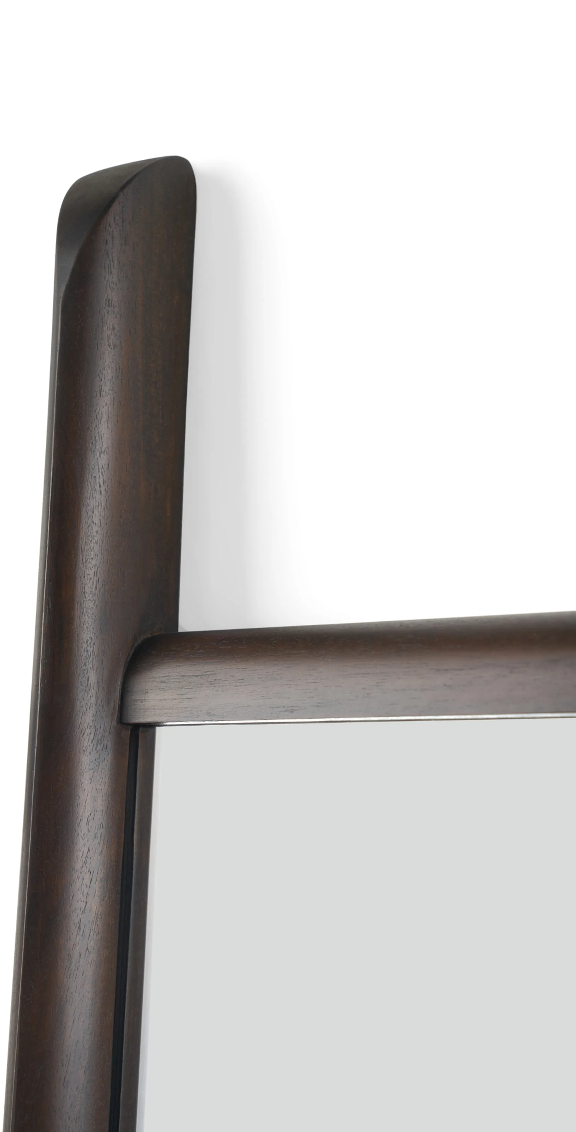 PI espelho de pé 80x200 cm, mogno tingido castanho-escuro Ethnicraft