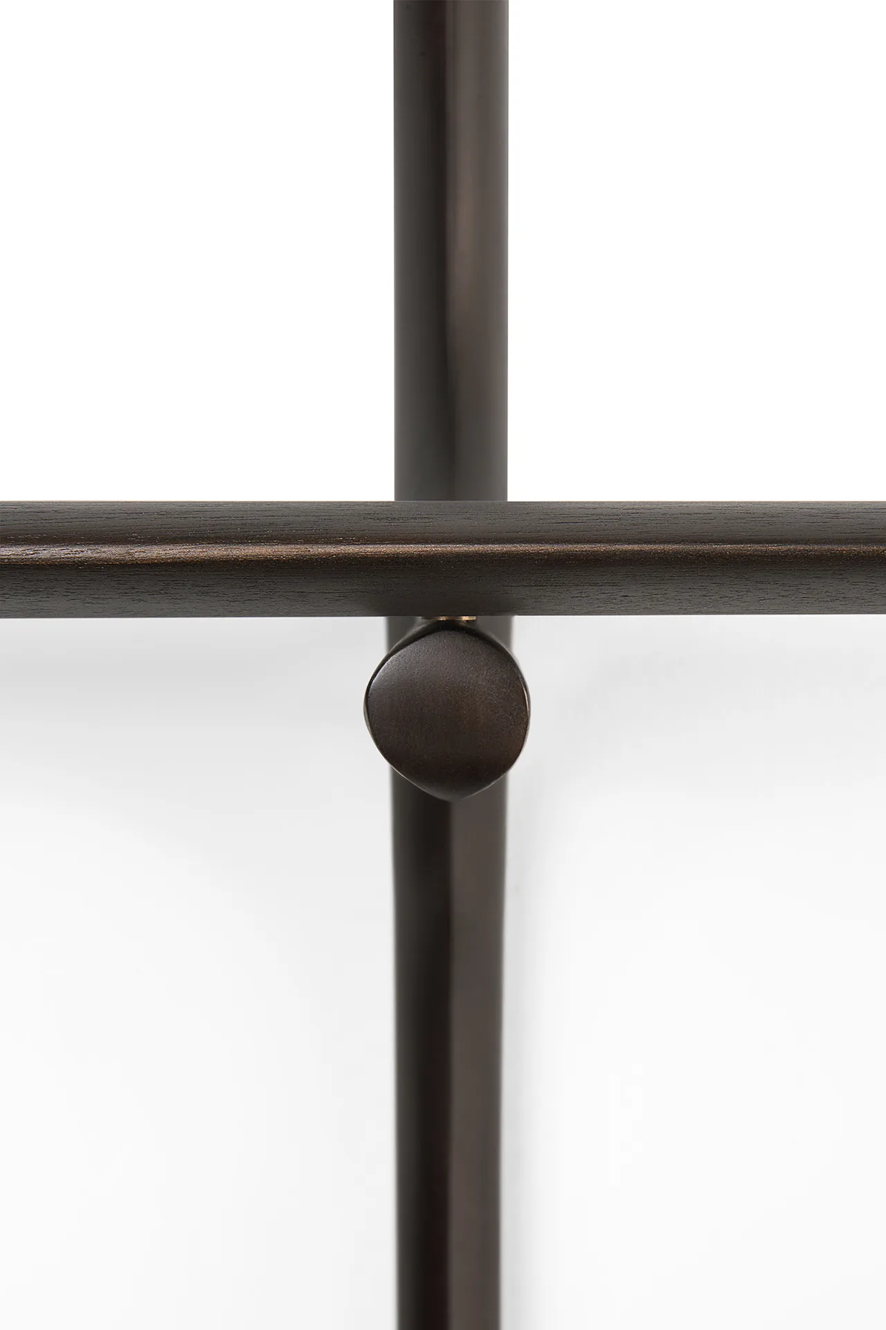 PI estante de parede, Lacado mogno-3 prateleiras-dark brown Ethnicraft