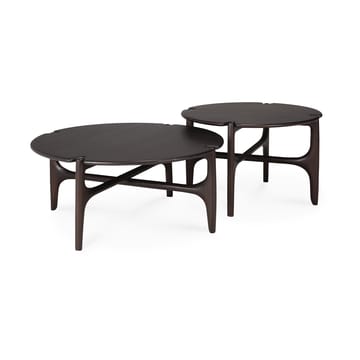 PI mesa de centro Ø80 cm - Mogno lacado - Ethnicraft