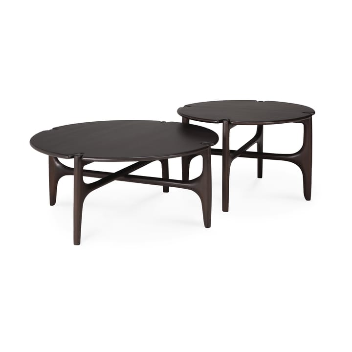 PI mesa de centro Ø80 cm, Mogno lacado Ethnicraft