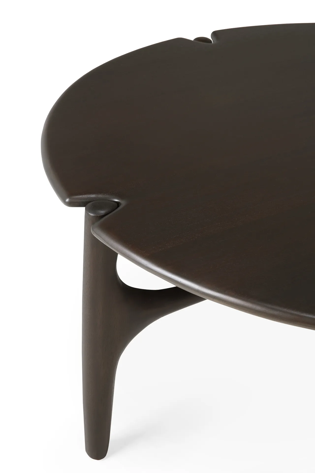 PI mesa de centro Ø80 cm, Mogno lacado Ethnicraft