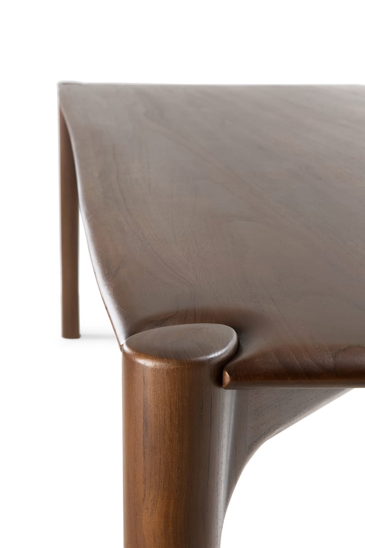 PI mesa de jantar 140x80 cm, Lacado teca brown Ethnicraft