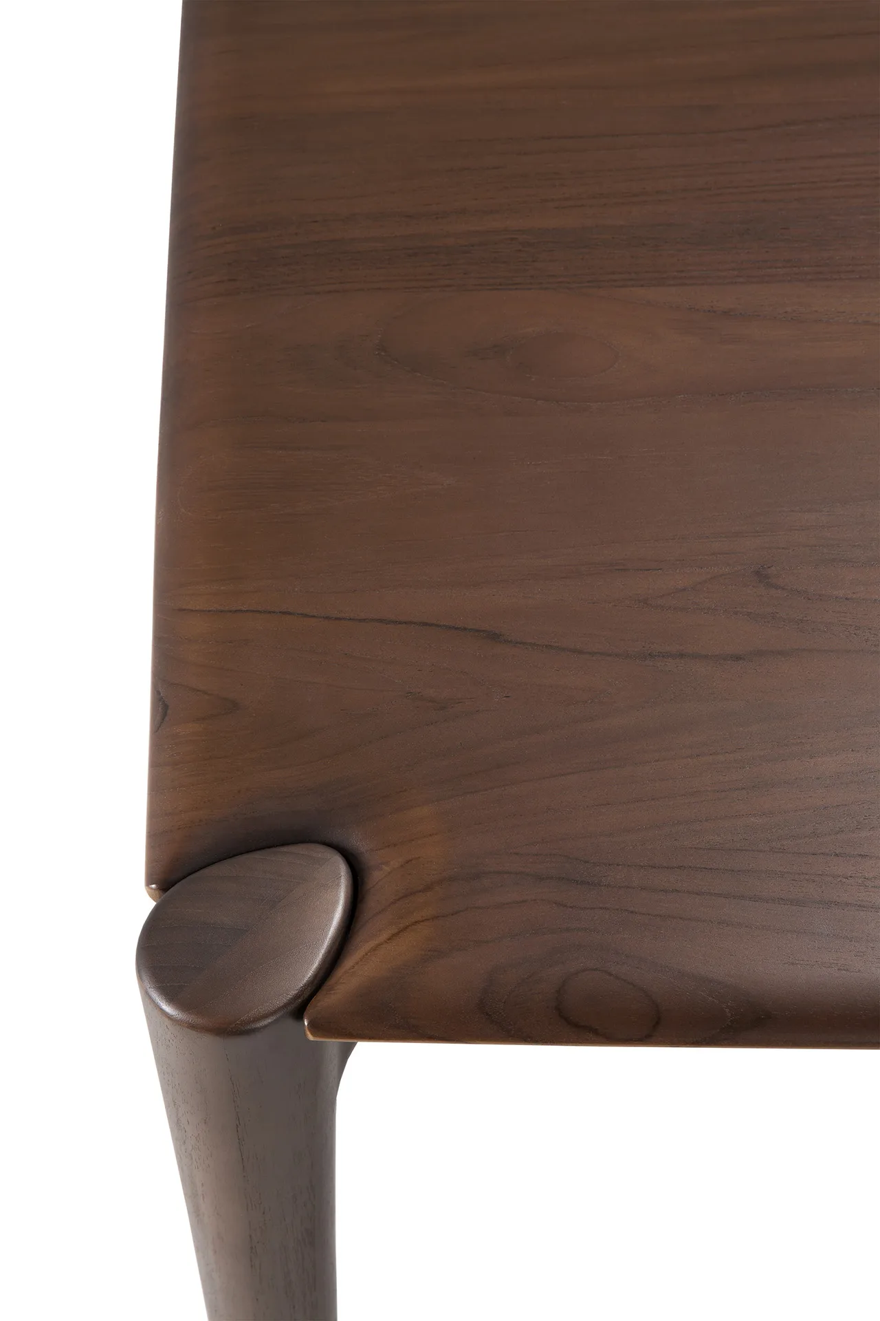 PI mesa de jantar 160x80 cm, Lacado teca brown Ethnicraft