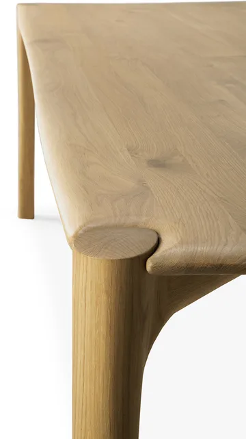 PI mesa de jantar - Carvalho com acabamento de óleo e cera dura, 140x80x76 cm - Ethnicraft