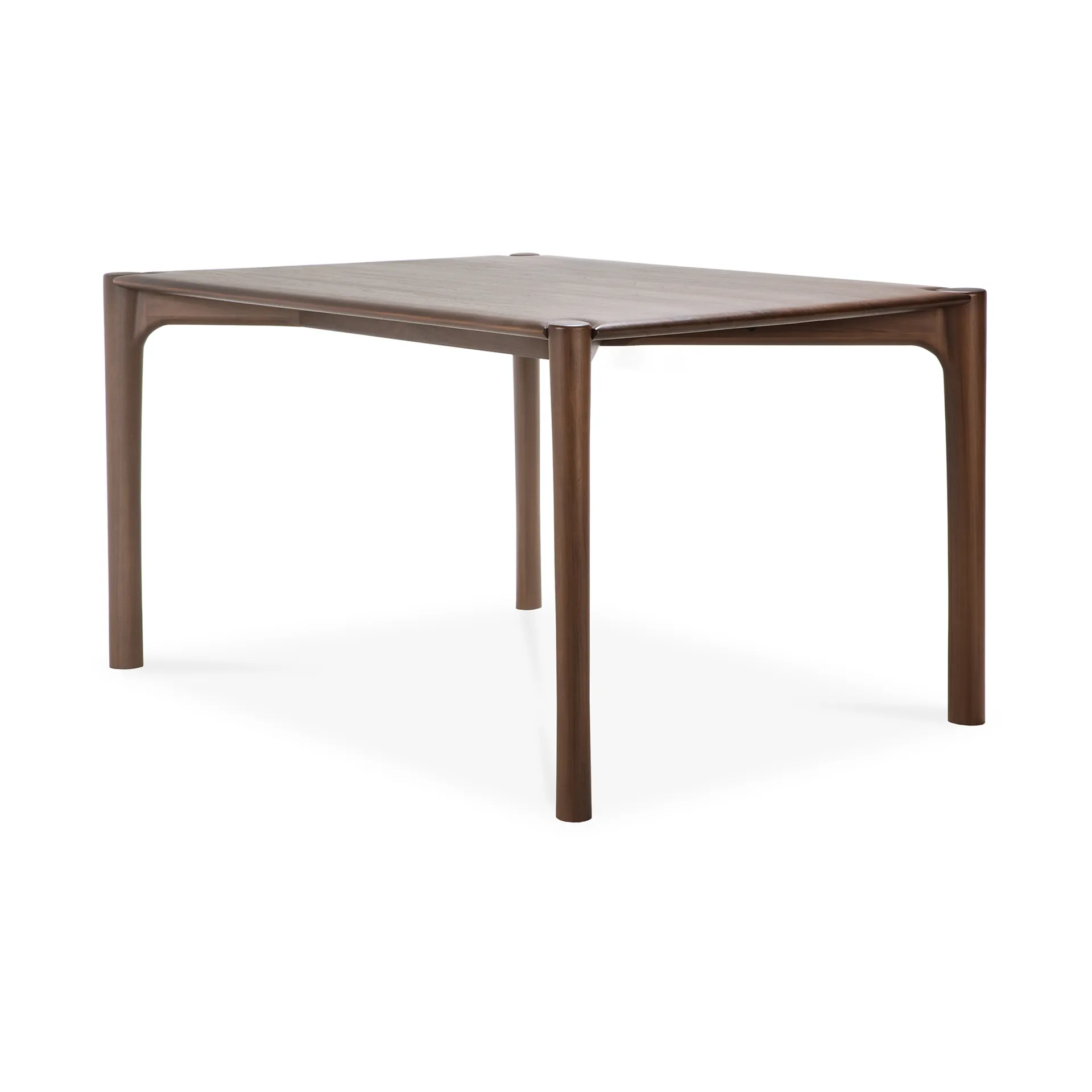 PI mesa de jantar, Lacado teca brown, 140x80 cm Ethnicraft