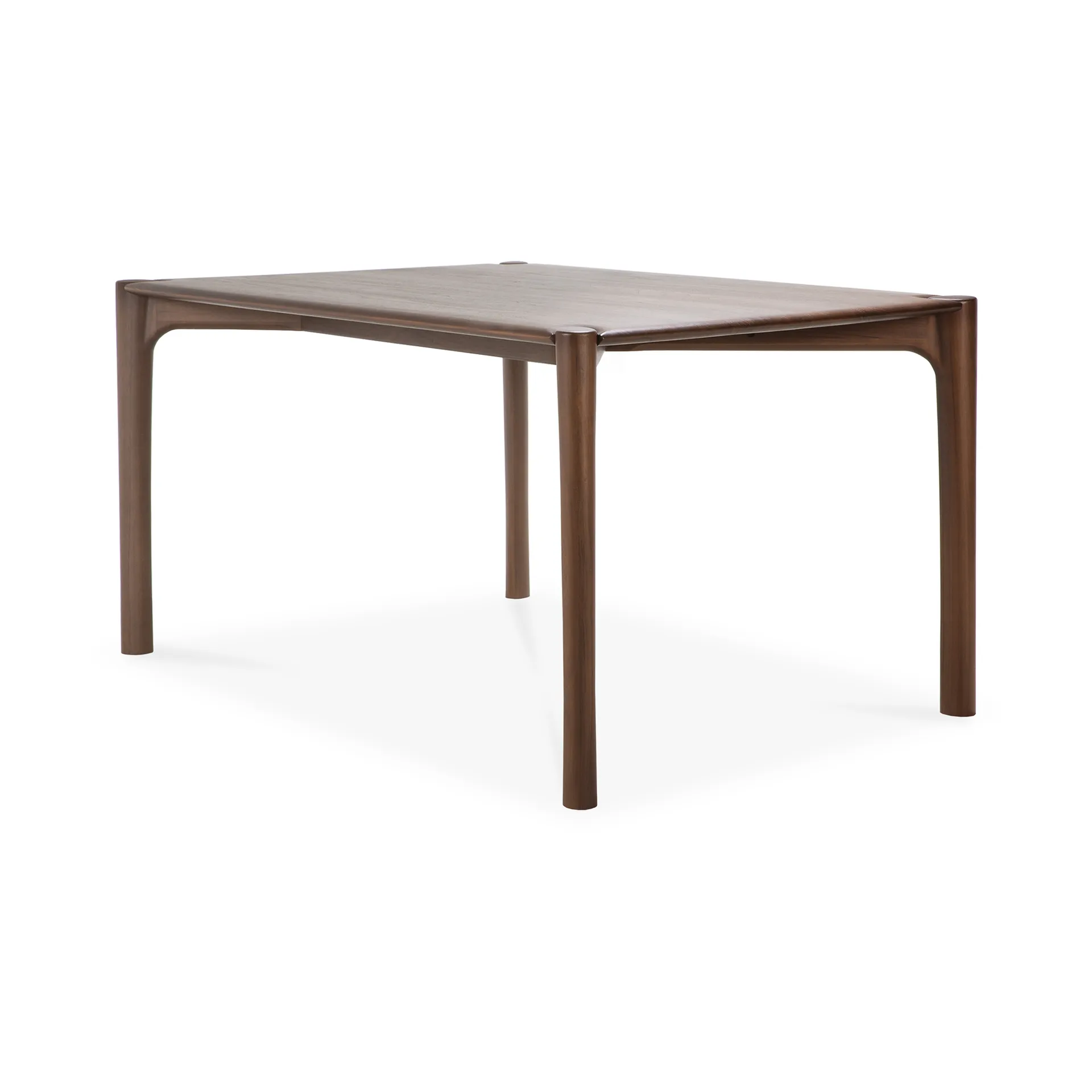 PI mesa de jantar, Lacado teca brown, 160x80 cm Ethnicraft