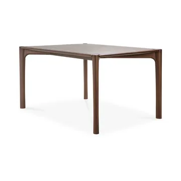PI mesa de jantar - Lacado teca brown, 160x80 cm - Ethnicraft